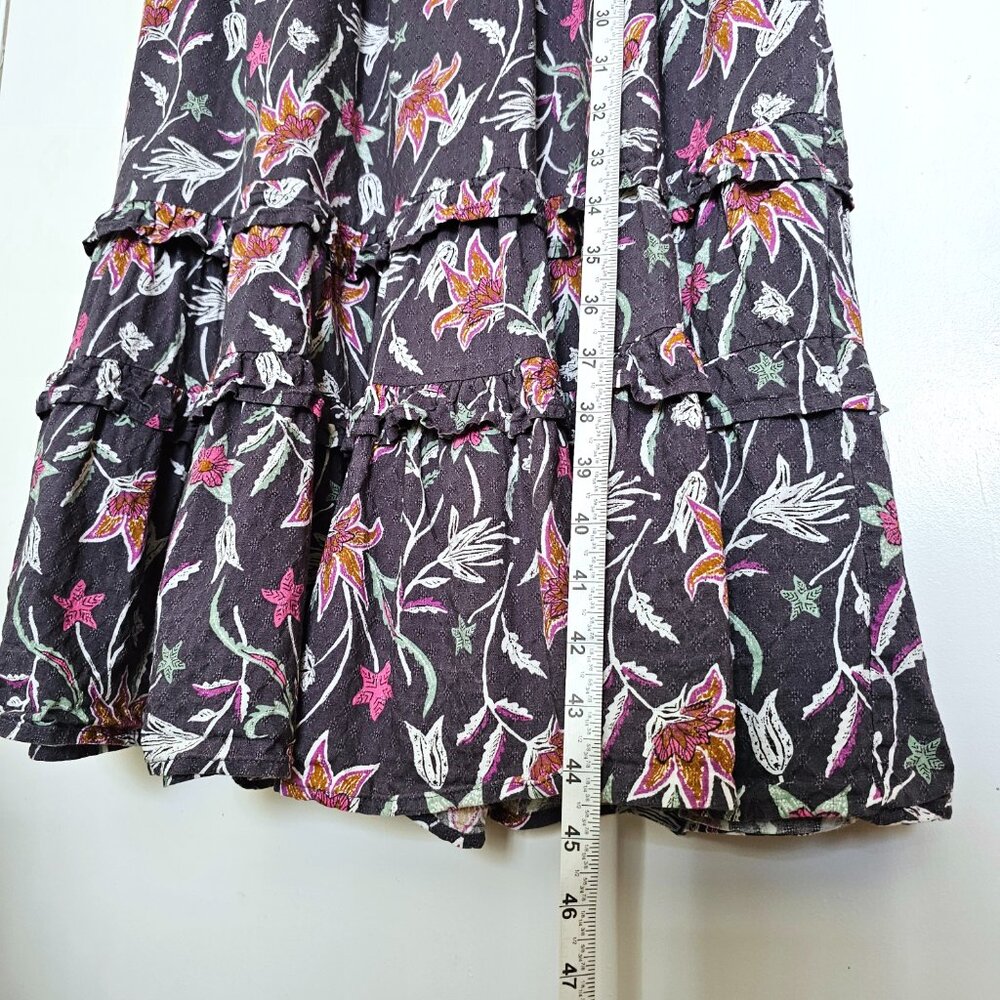 Universal Thread Floral Ruffled Flutter Sleeve Sl… - image 6